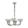 Venetian chandelier in murano glass by seguso circa 1950
