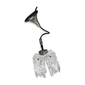 Lampe en verre transparent