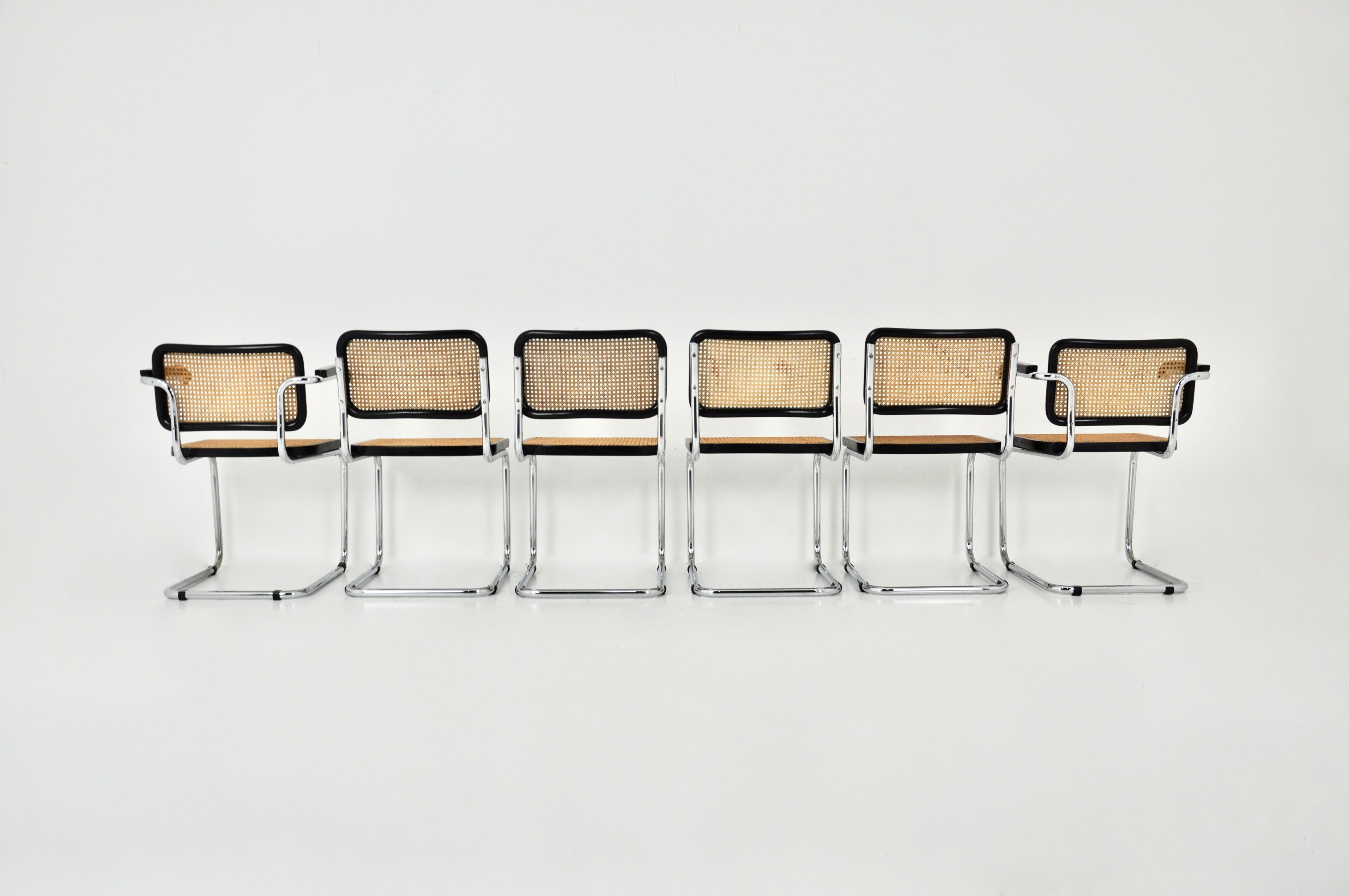 Chaises de salle à manger Style B32 par Marcel Breuer