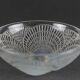 Lalique France opalescent scallop bowl numbered 3204