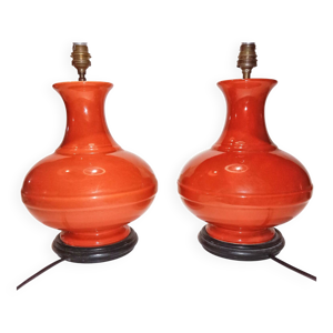 Paire pied lampe - forme