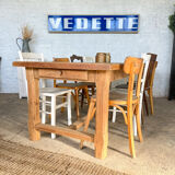Old oak farmhouse table
