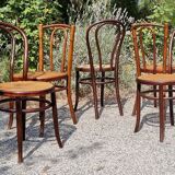 5 chairs bistro Fischel and Türpe 1900 ca