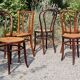 5 chaises bistrot Fischel et Türpe 1900 ca