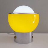 Glass table lamp