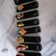 Vintage fish slip knife holders