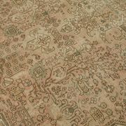 Hand-Knotted Persian One of a Kind 1970s 190 cm x 289 cm Beige Wool Carpet