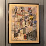 Abstract painting by Raffin 1989