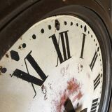 Old station clock Paul Garnier double shaped cast iron