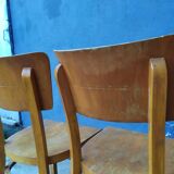 Series of 4 thonet bistro chairs