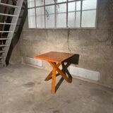 Solid elm table
