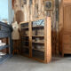 Large vintage display cabinet