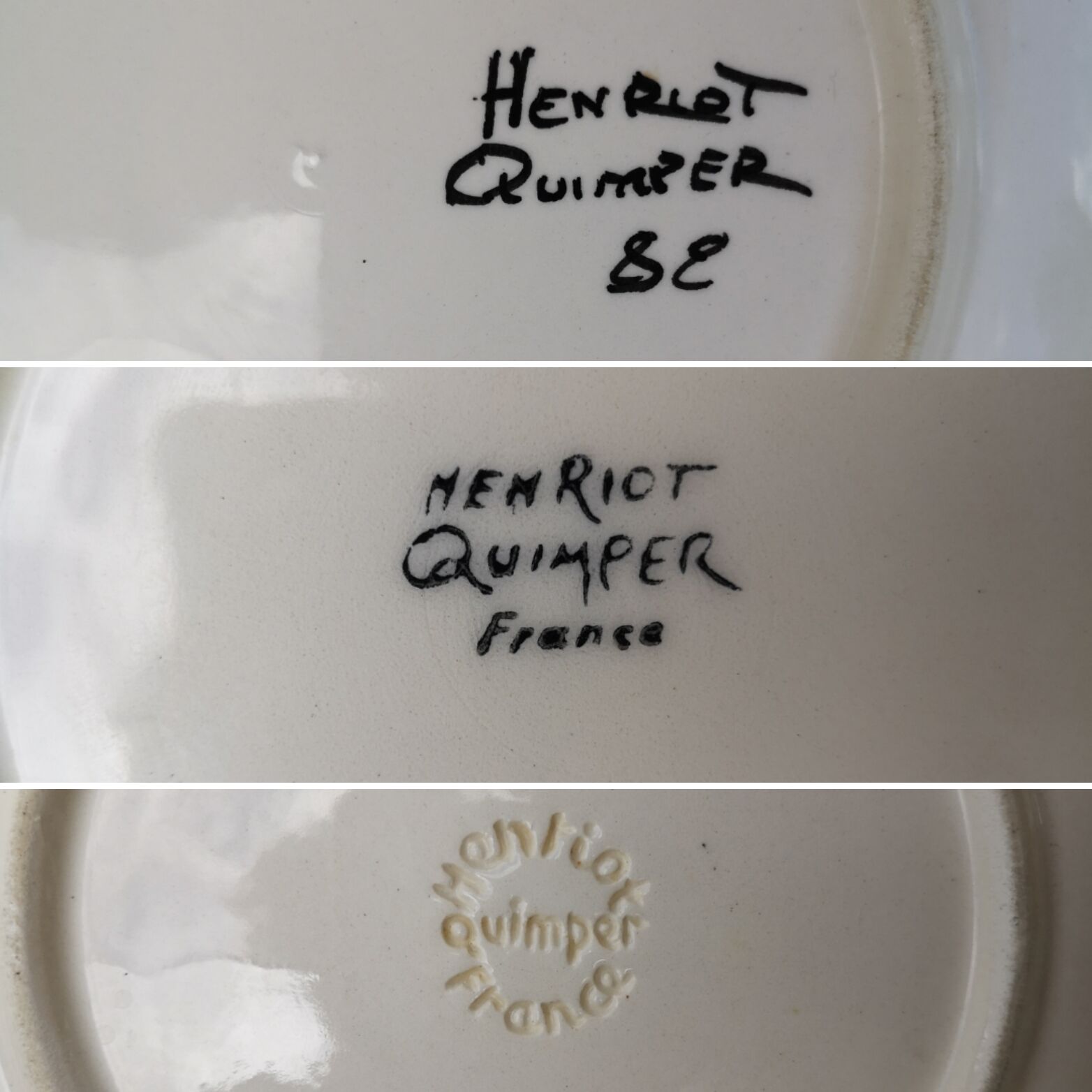 Quimper plates