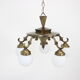 Art deco 5 flamming chandelier 1930s