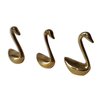 Brass swans