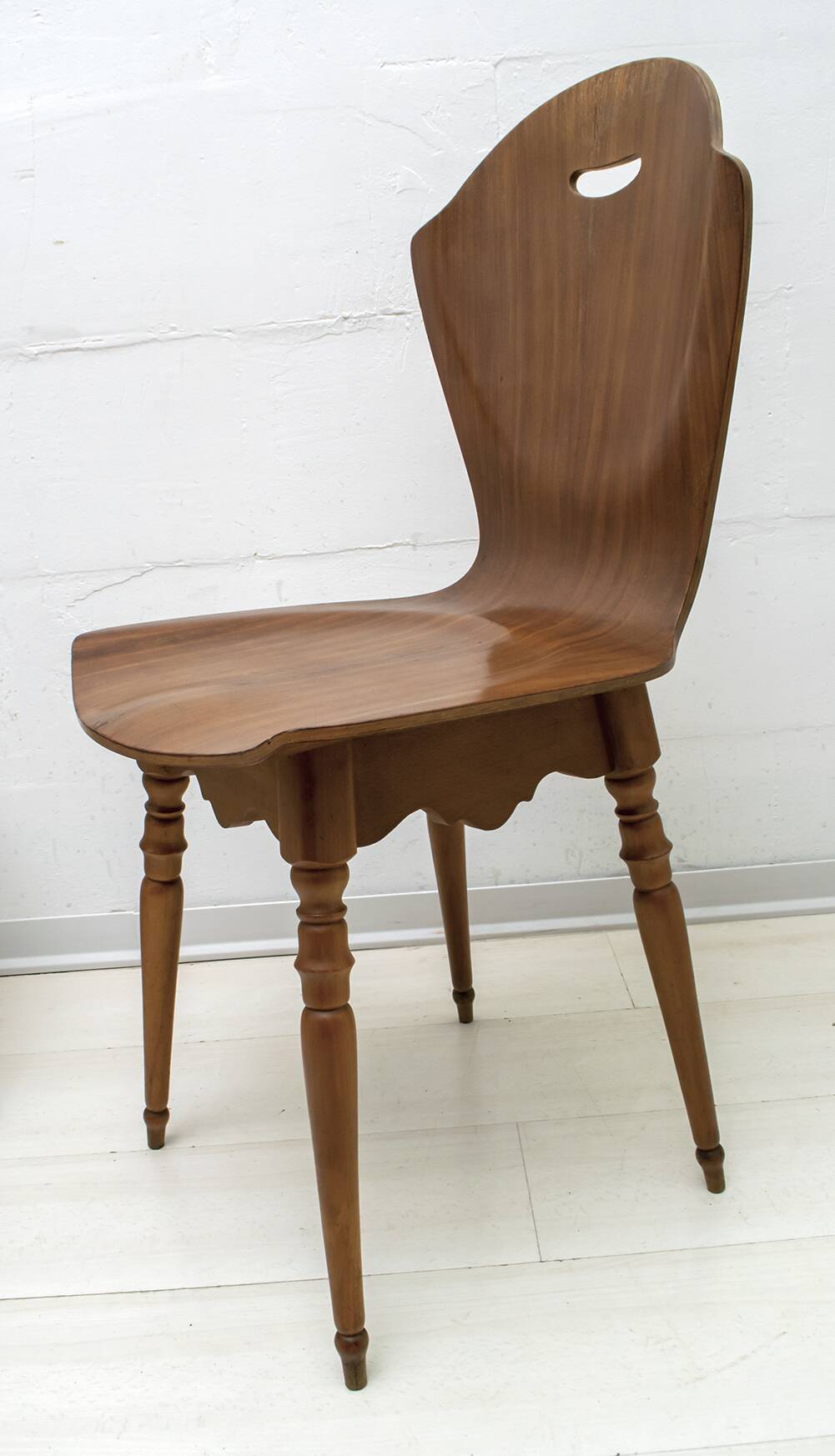 After Carlo Ratti Mid-Century Modern Italian Bentwood Chairs, 1950s