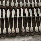 12 Christofle forks and 12 knives – Silver plated