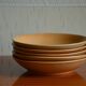 Lot de 5 assiettes creuses en grès