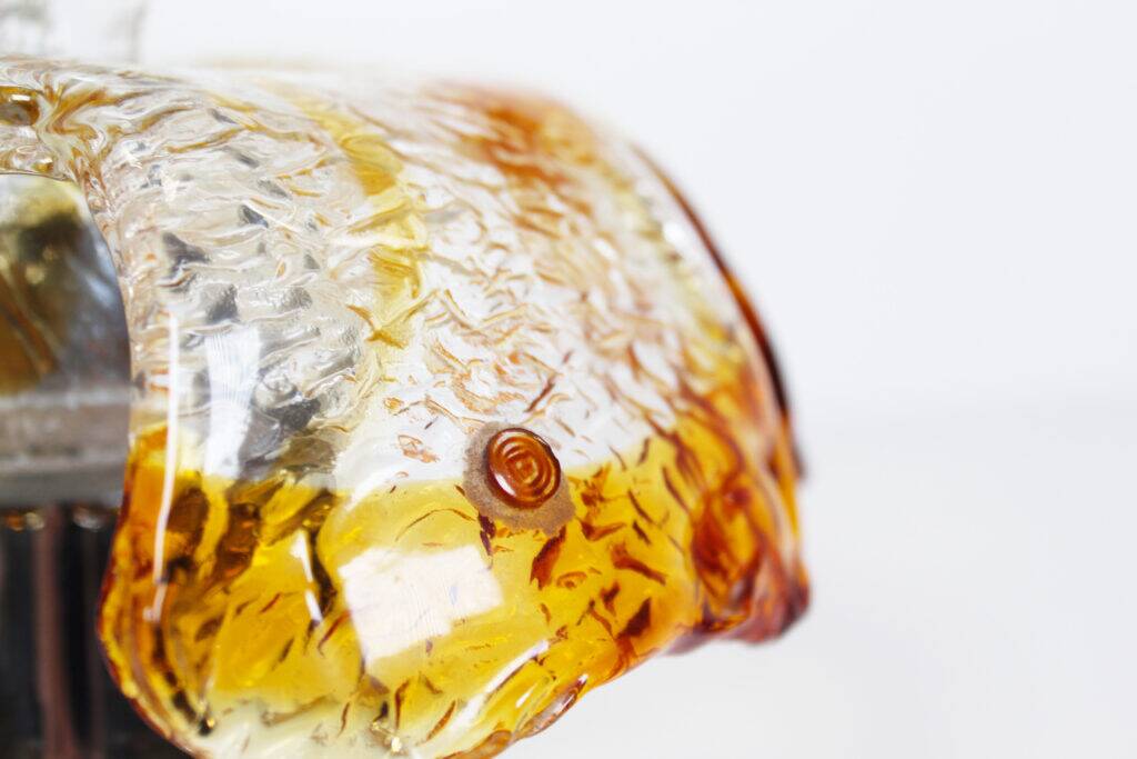 Pair of Murano glass table lamps by La Murrina, Italy 1970s