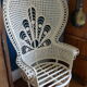 White Emmanuelle armchair