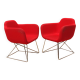 Pair of Slight armchairs, True
