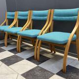 4 dining chairs by Ludvik Volak 1960s