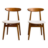 pair Scandinavian chairs from the 60s