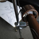 Lamppost space age brown with 2 spots