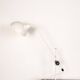 Tilting desk lamp in white metal 1960.