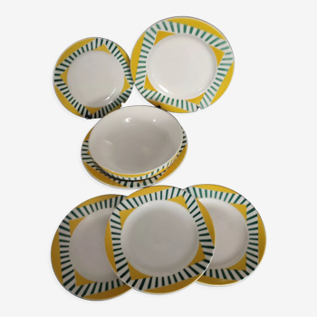 Suite of dishes from Sareguemines