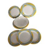 Suite of dishes from Sareguemines