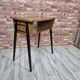 Restored Mid Century Modern Oak and Ash Radio Table Type 640-B 1970s