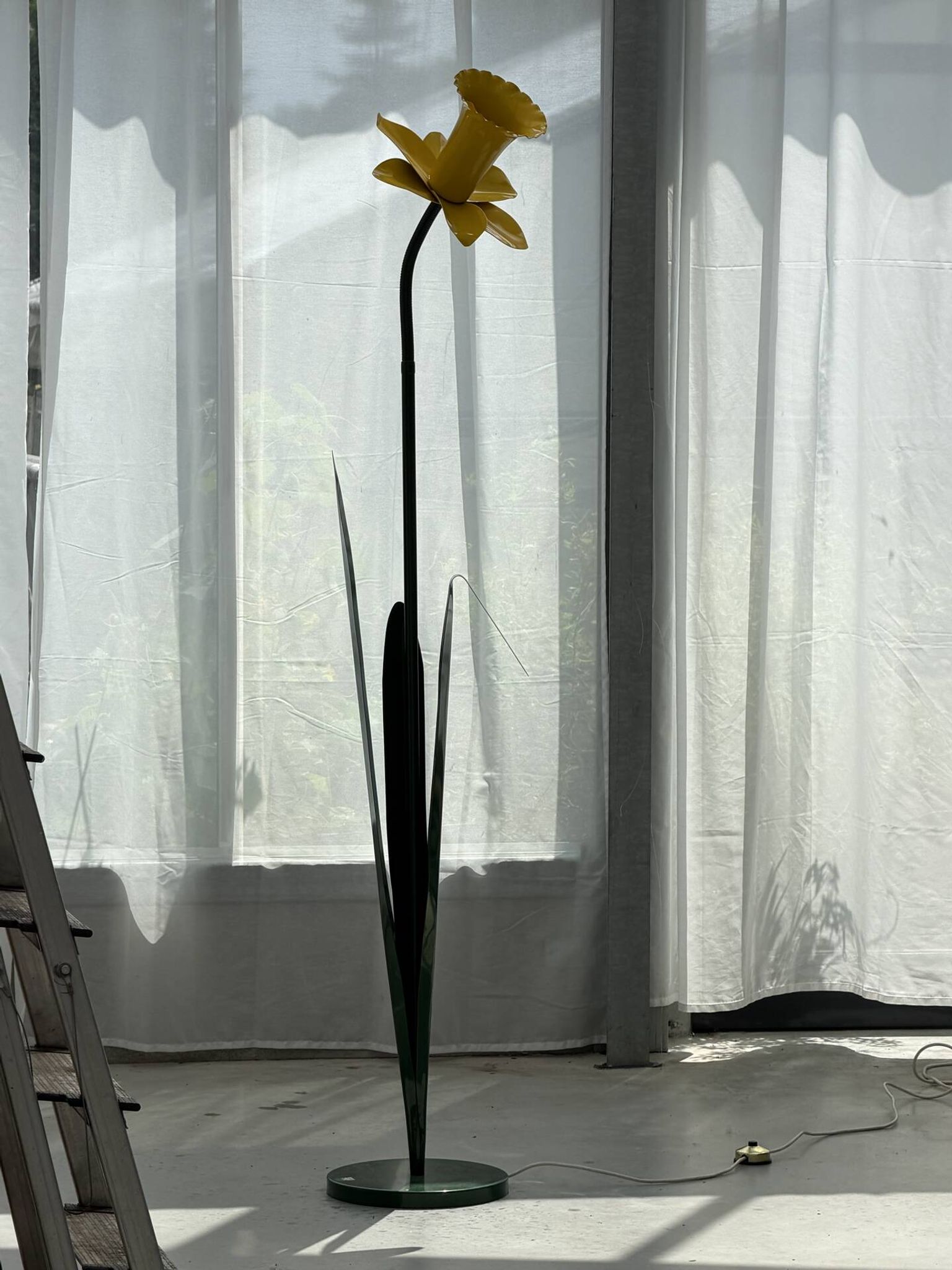 Mike Bliss Daffodil Pop Art Collectible Floorlamp for Bliss Flights of