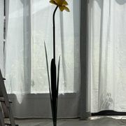 Mike Bliss Daffodil Pop Art Collectible Floorlamp for Bliss Flights of