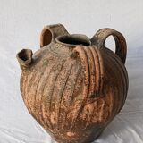 Oil jar, pottery from the south-west, 18th century.