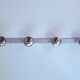 Chrome wall coat rack 70s