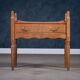 Brutalist Oak Bedside Tables attributed to Henning Kjærnulf, 1970s, Set of 2