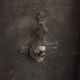Practical round antique English tilt top table from the 18th century