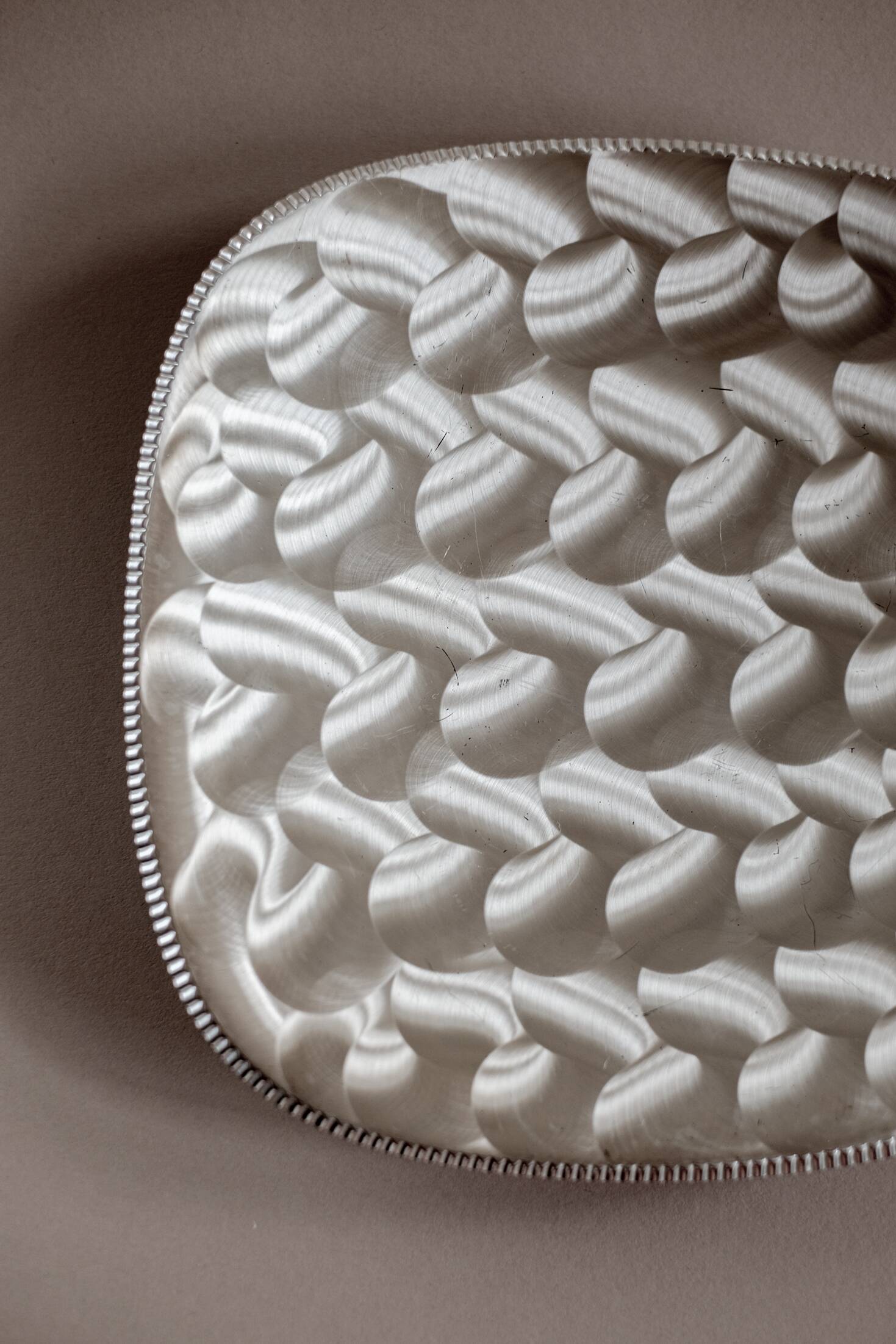 Silver-plated dish