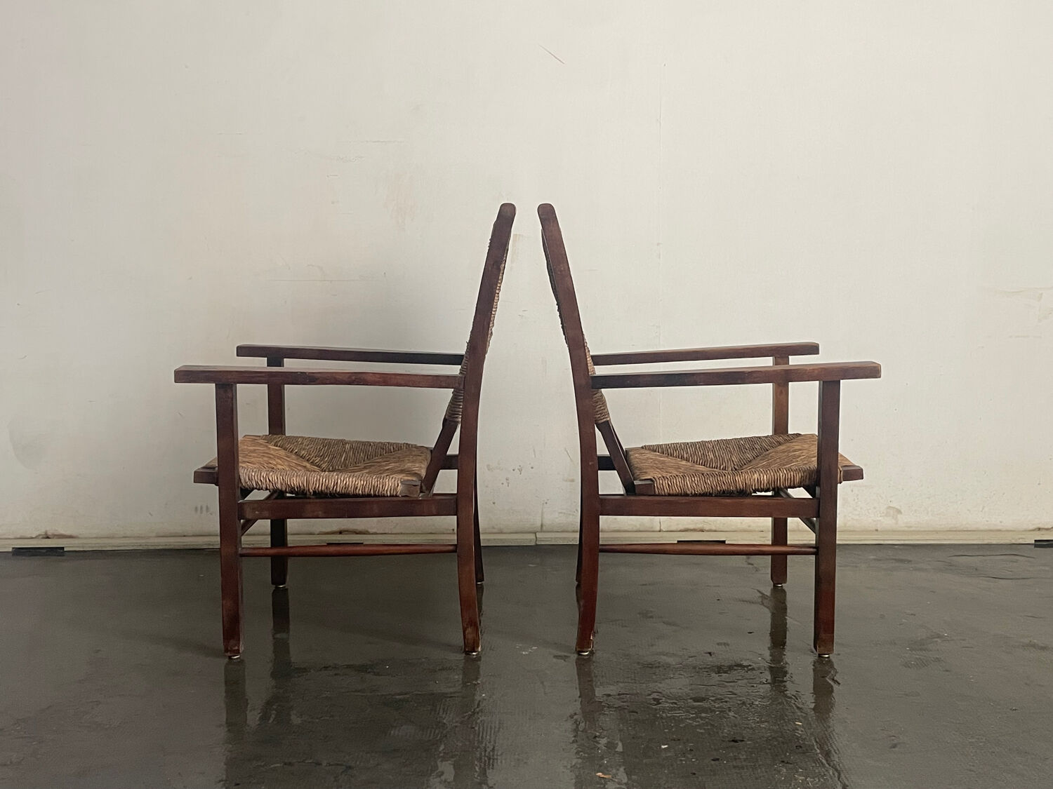 Pair of vintage armchairs