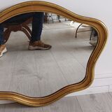 Gilded wood mirror