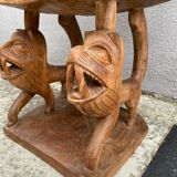 Wooden African lounge