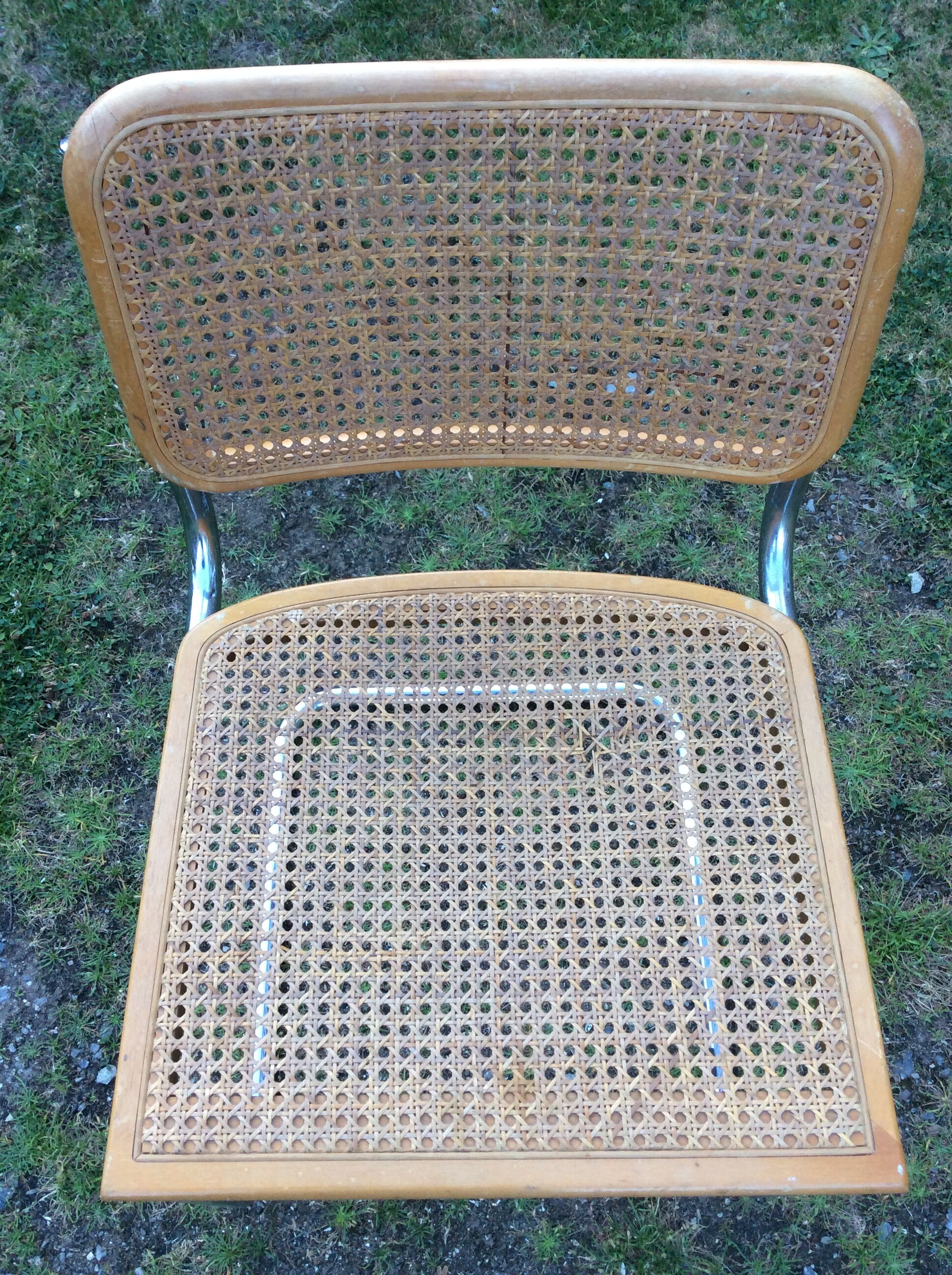 Vintage chair cannée Cesca Marcel Breuer B32