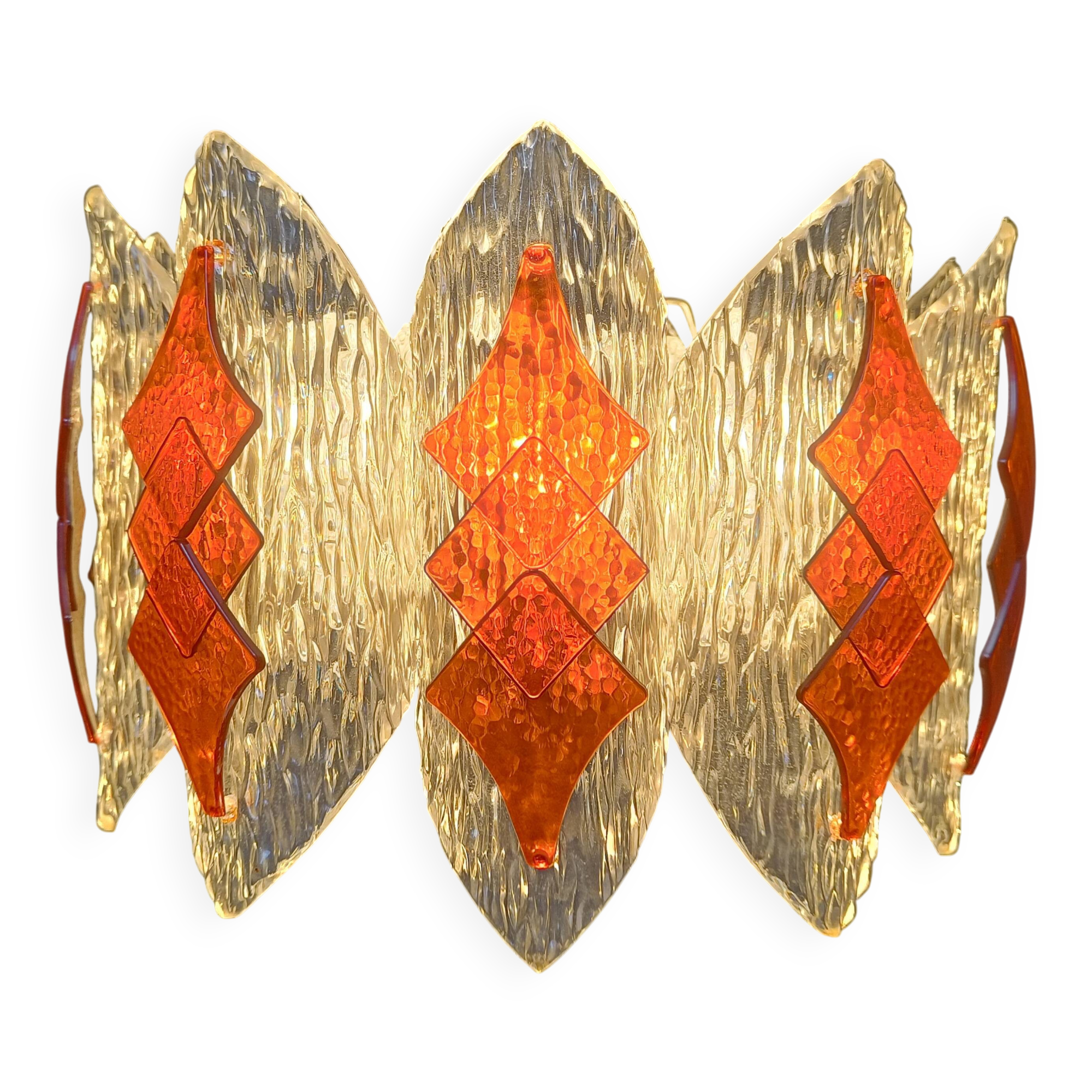 Acrylic space age chandelier by Marbach Leuchten, Germany, 1960s