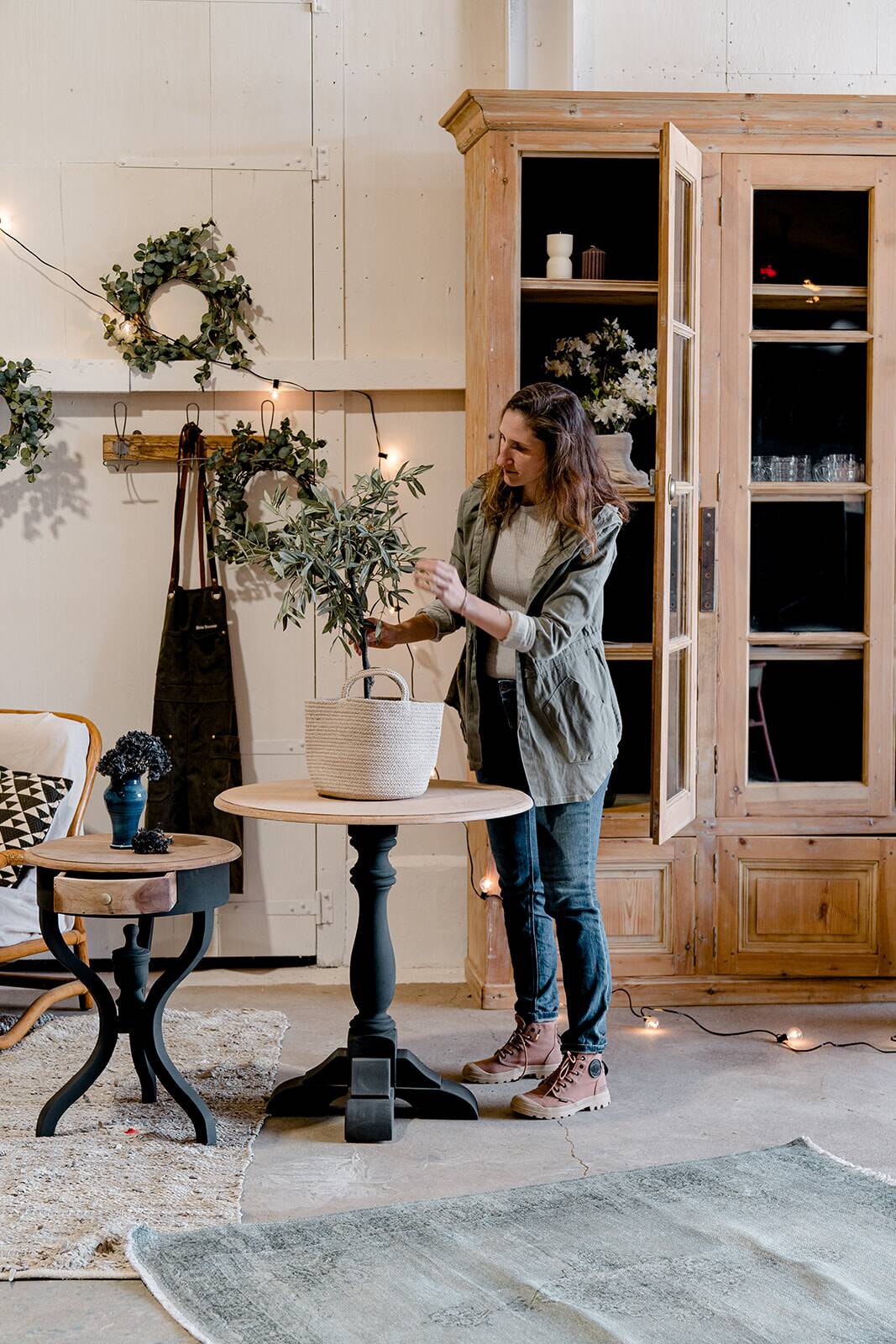 Vintage craft display case