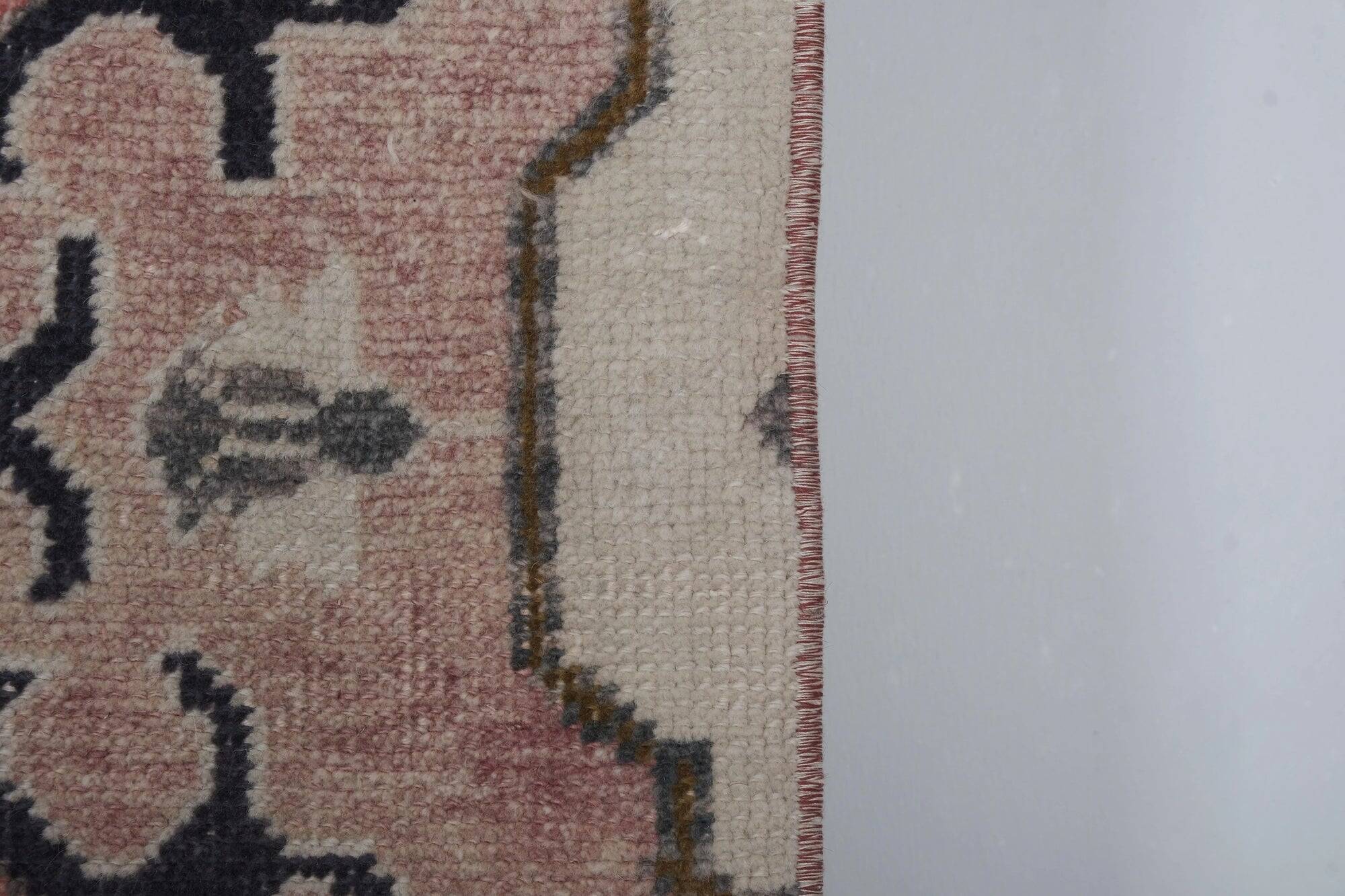 Vintage Turkish hallway rug 86x780 cm