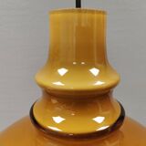 Hanging lamp in double layered glass, Denmark 1970-80s