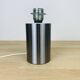 Reggiani cylinder lamp brushed metal 70s