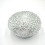 Molded glass ceiling lamp