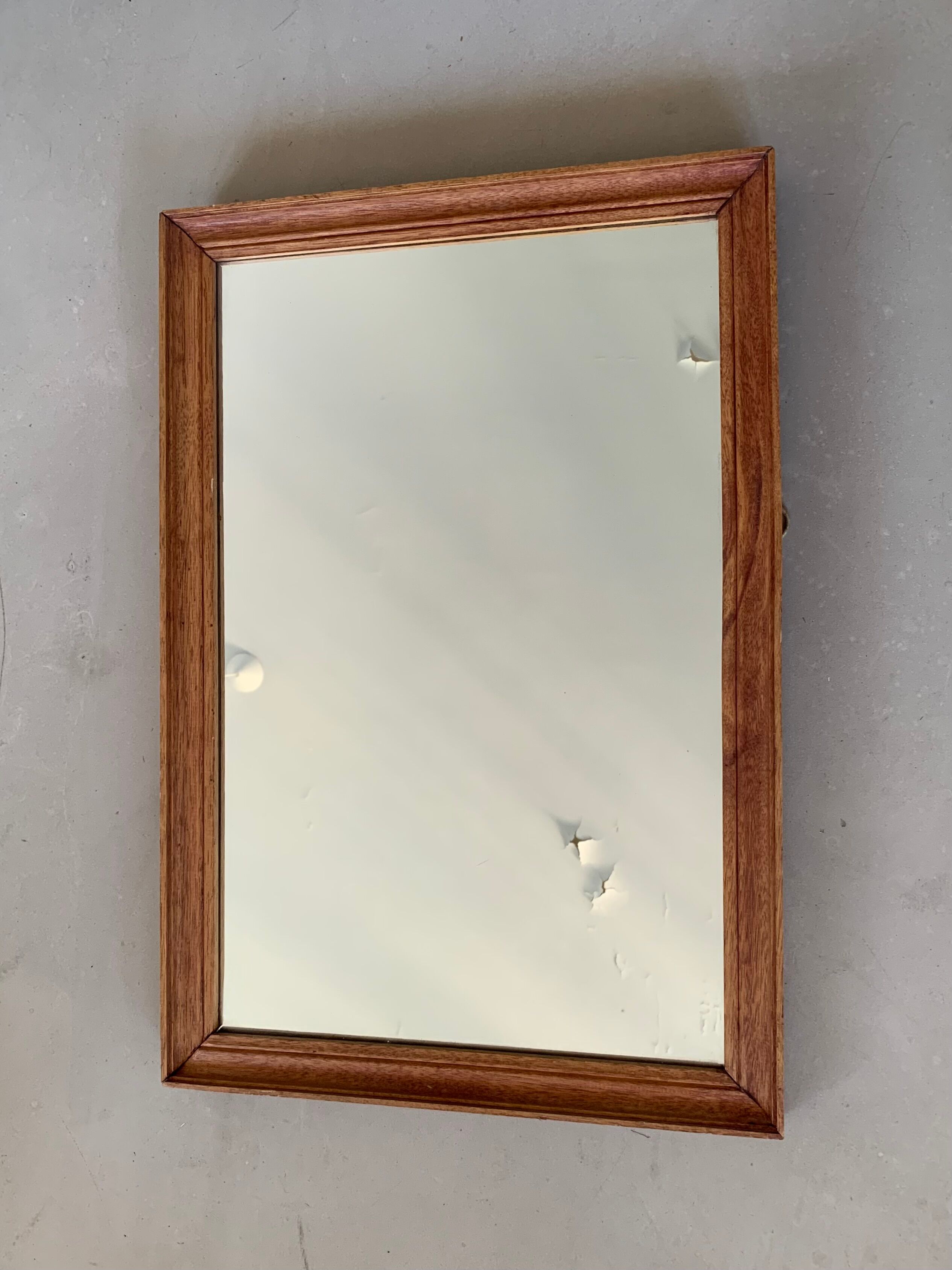 Wooden mirror 45x66cm